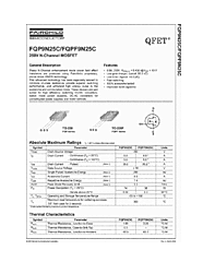 DataSheet FQPF9N25C pdf